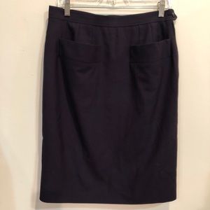 Vintage YvesSaintLaurent Wool Skirt